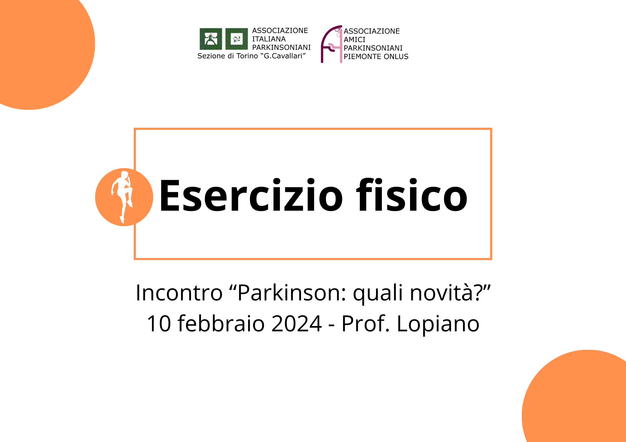 Incontro Parkinson quali novità 10 febbraio 2024 Dott. Lopiano 1